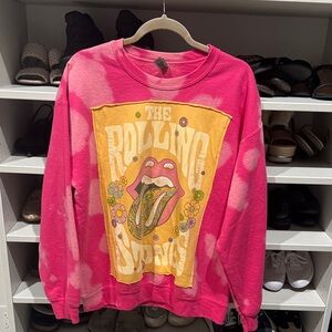 Pink Graphic Women's Sweater